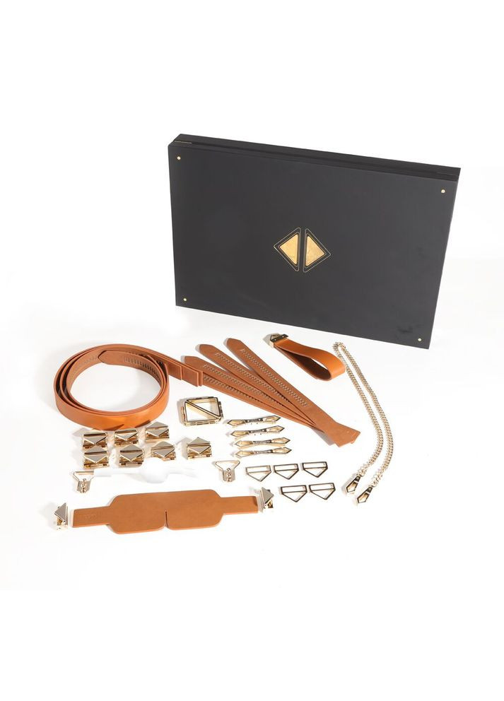 БДСМ набор Bondage & Restraint Brown Set Lockink (305589983)