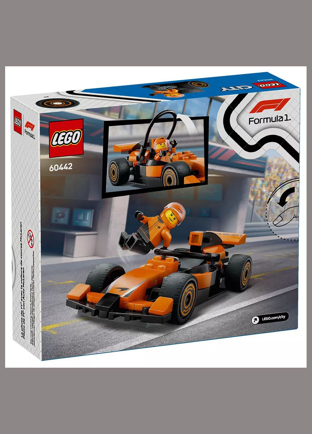 Конструктор City Formula 1 McLaren (60442) Lego (333253089)