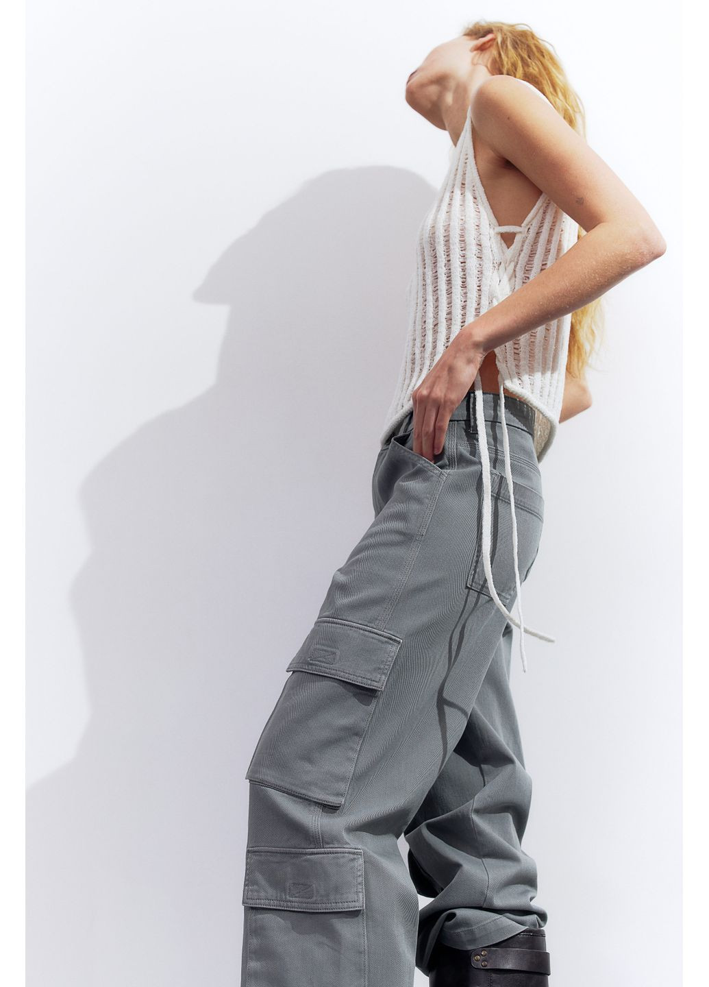 Джинси карго H&M - (358494751)