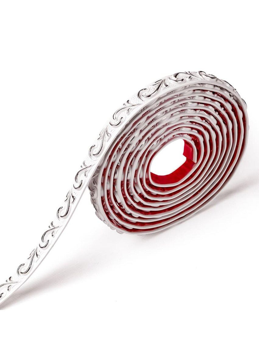 Молдинг Белый с серебром SW-00002679 Sticker Wall (354657419)