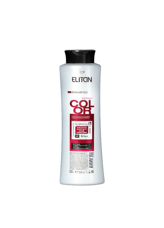 Шампунь Color Восстанавливающий Масло Иланг-иланга и керамиды 500 мл. Elitan (340110832)