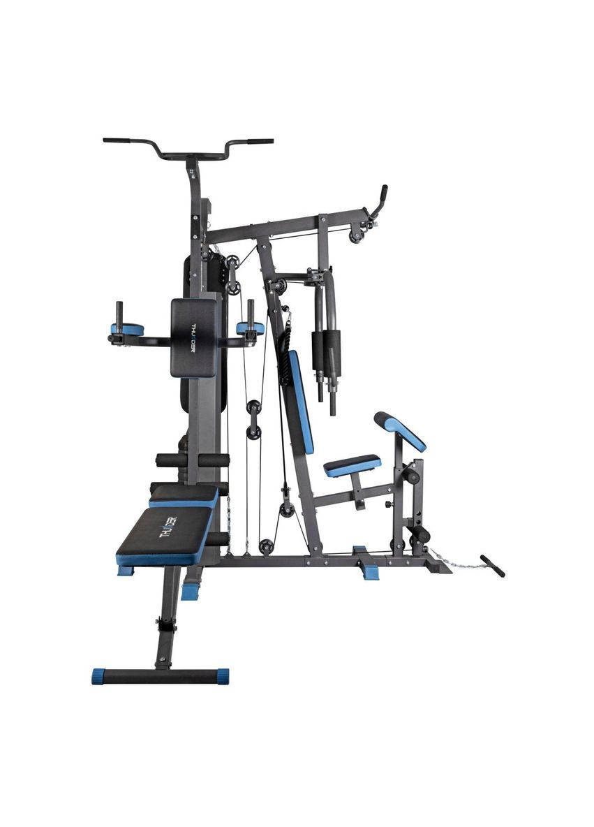 Тренажер багатостанційний HEAVY з боксерським мішком Thunder (332202237)