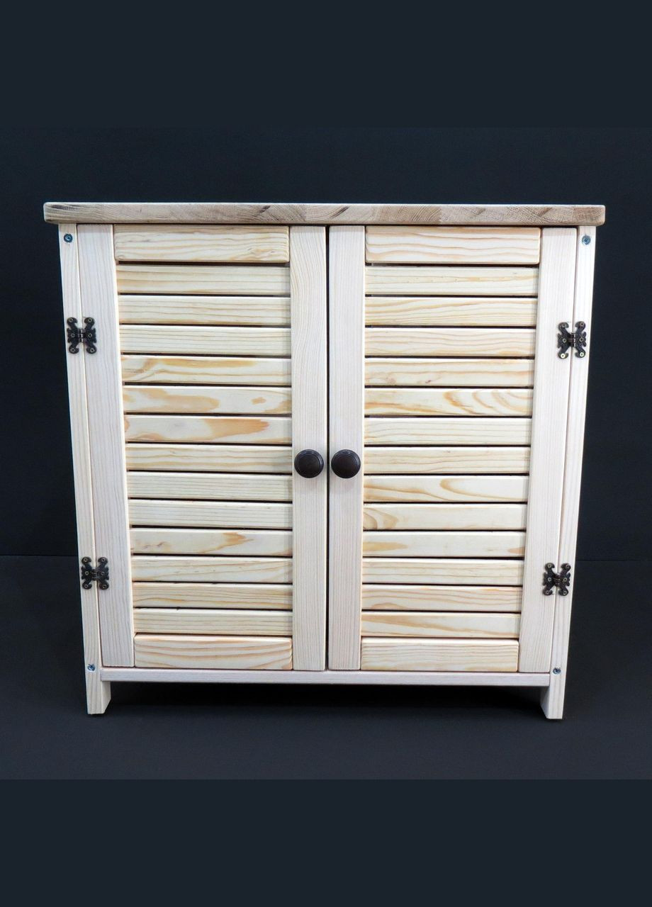 Тумба под раковину из дерева Касаи 60х60х30 бланже (ТТУ-6630301) No Brand (328293794)