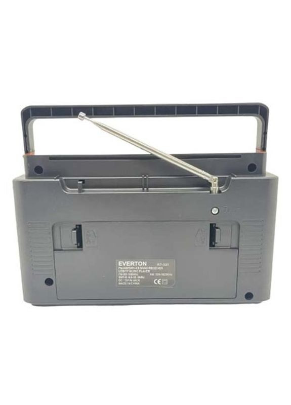 Портативный радиоприемник RT-321 с фонарем Bluetooth FM USB SD (1756375708) Everton (326033153)
