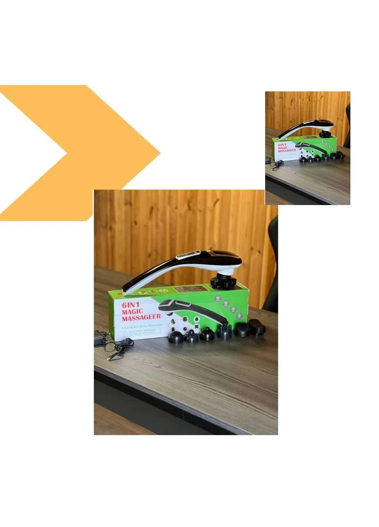 Ручний великий масажер 6 в 1 No Brand (395024847)