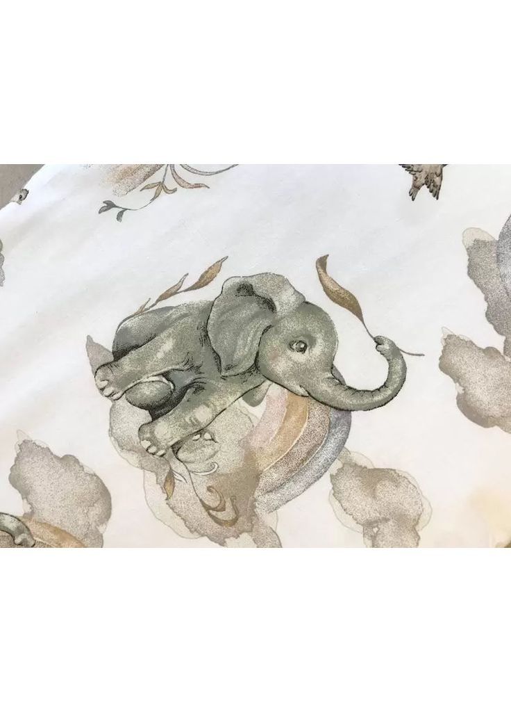 Непромокаюче простирадло в коляску "Слоники" Moontime (366037135)