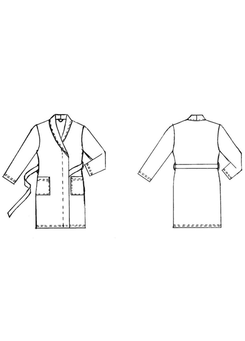 Халат флисовый М.Ф-101 Листья Ярослав (334013461)