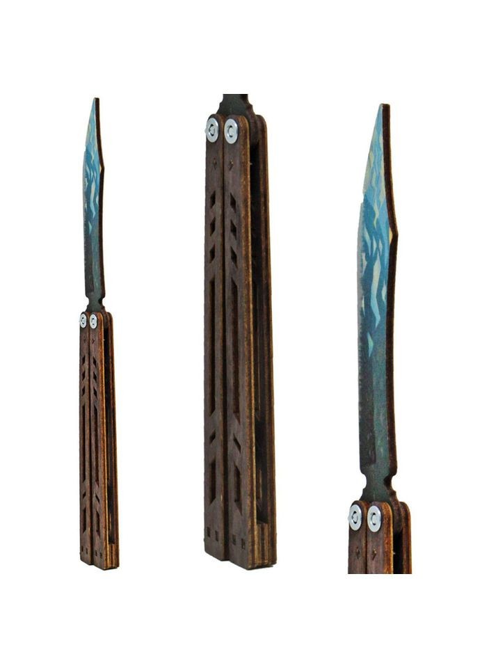 Ніж дерев'яний сувенірний "SO-2 Метелик COLD FLAME" SO2BAL-C Сувенір-Декор (367968142)