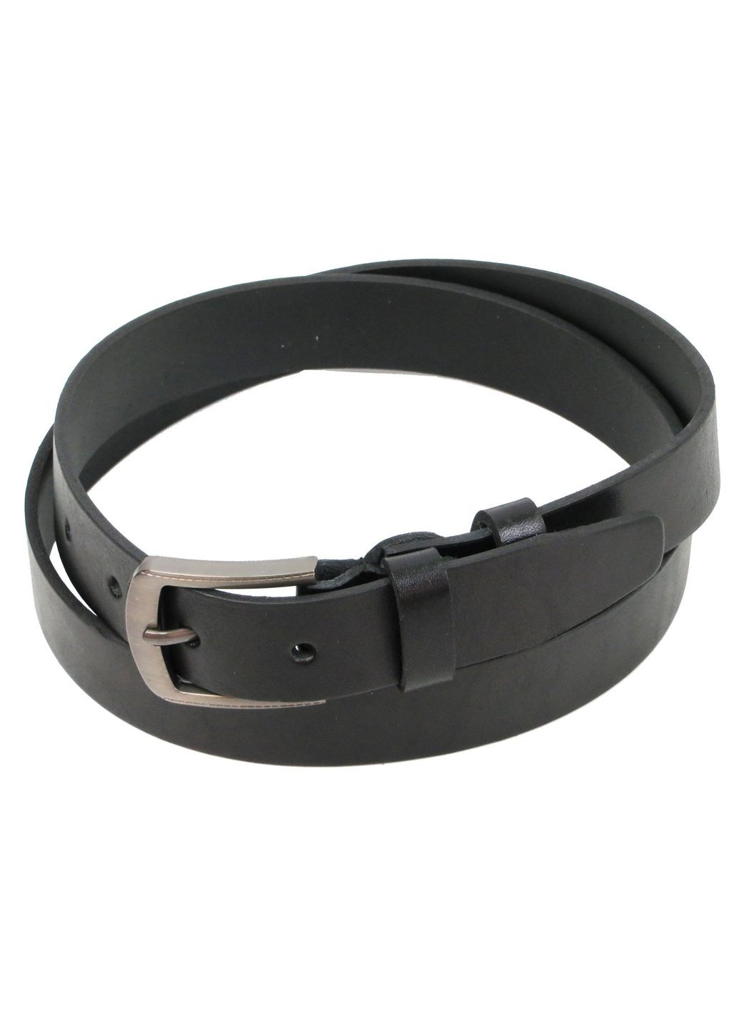 Чоловічий шкіряний ремінь під штани чорний Skipper (361157109)