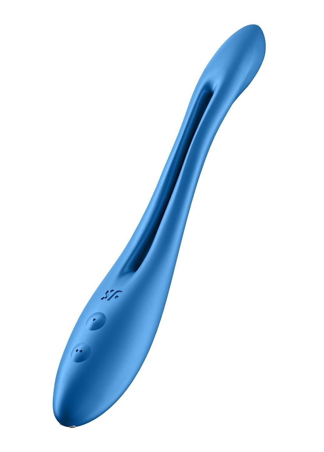 Универсальный гибкий вибратор для пар Elastic Game Dark Blue - CherryLove Satisfyer (332209546)