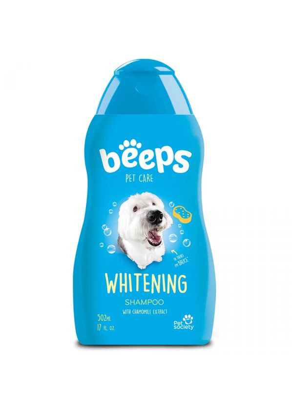 Відбілюючий шампунь Whitening для собак з білою шерстю 502 мл 7898574023845 Beeps (269341924)