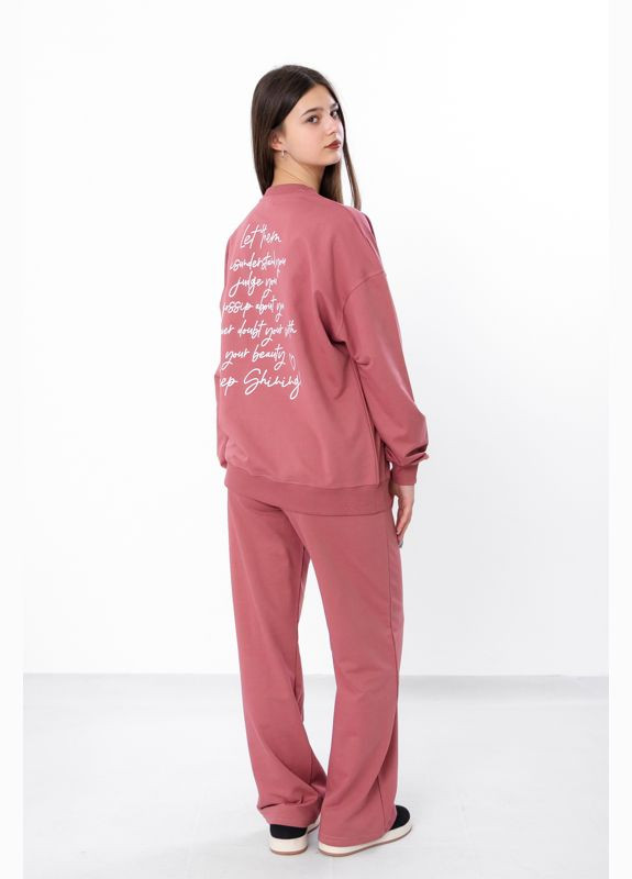 Темно-розовый демисезонный костюм для девочки (подростковый) (p-16537) Носи своє