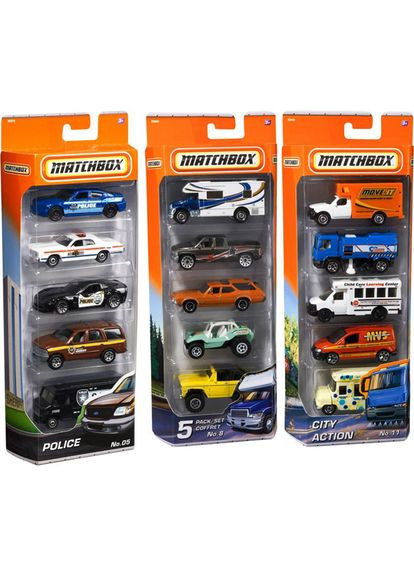 Набір машинок C1817 5 шт/уп Matchbox (364766593)