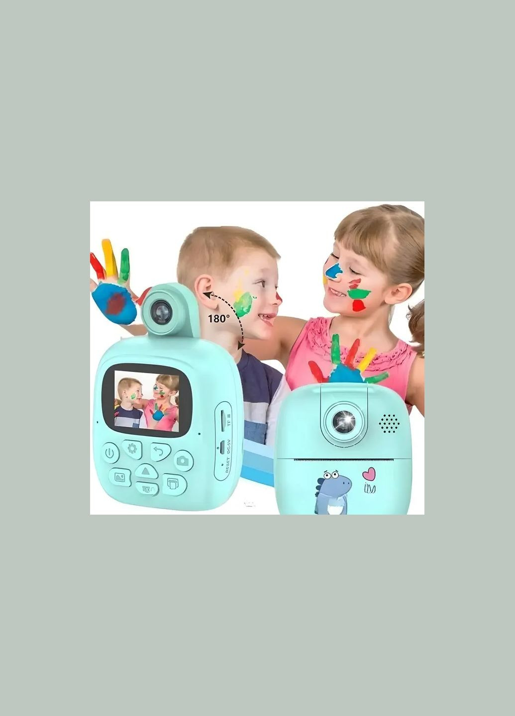 Фотоапарат дитячий M4 для миттєвого друку Esonstyle (371357831)