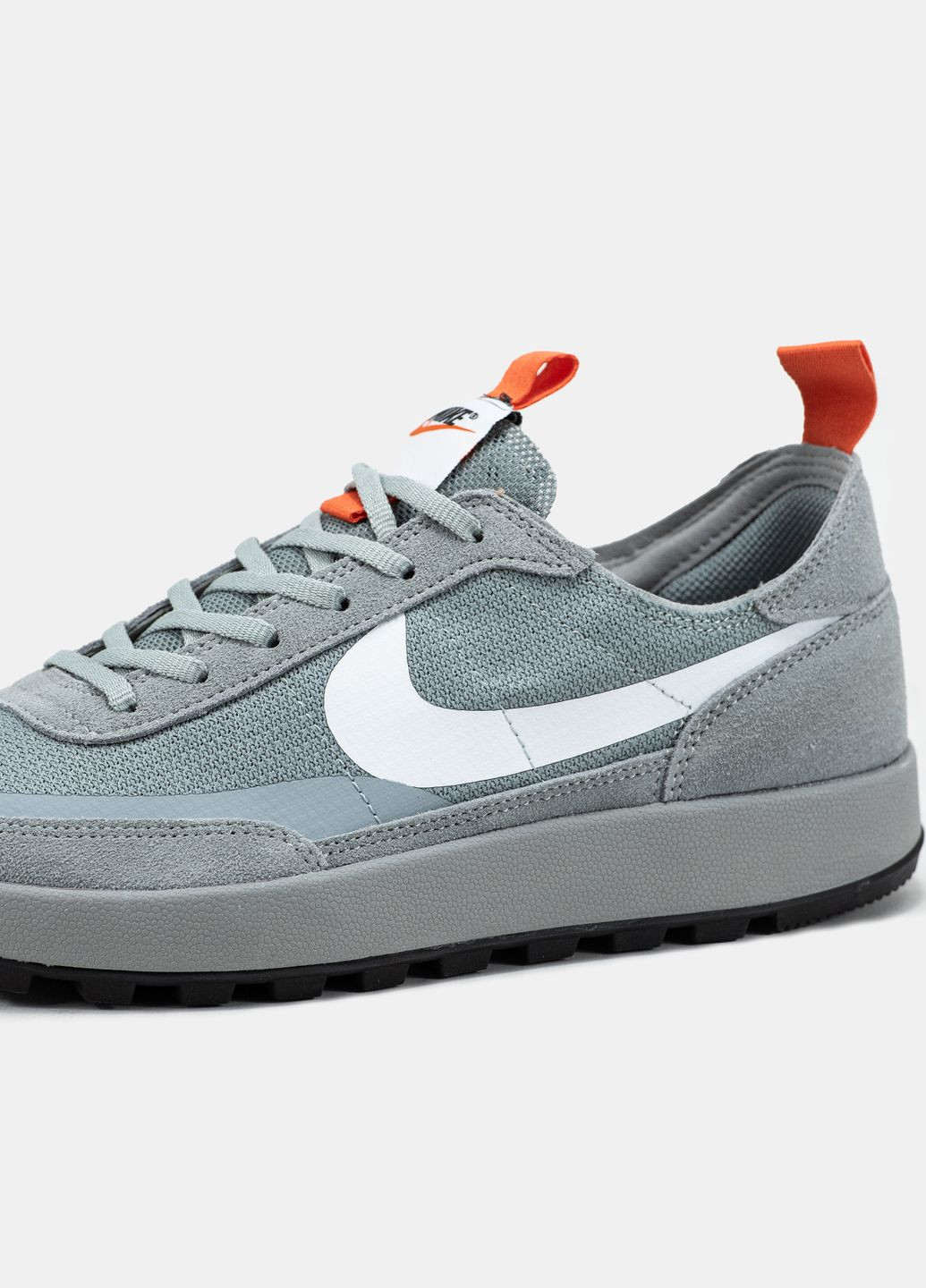 Серые демисезонные кроссовки мужские nike craft x tom shachs grey | найк крафт серые No Brand