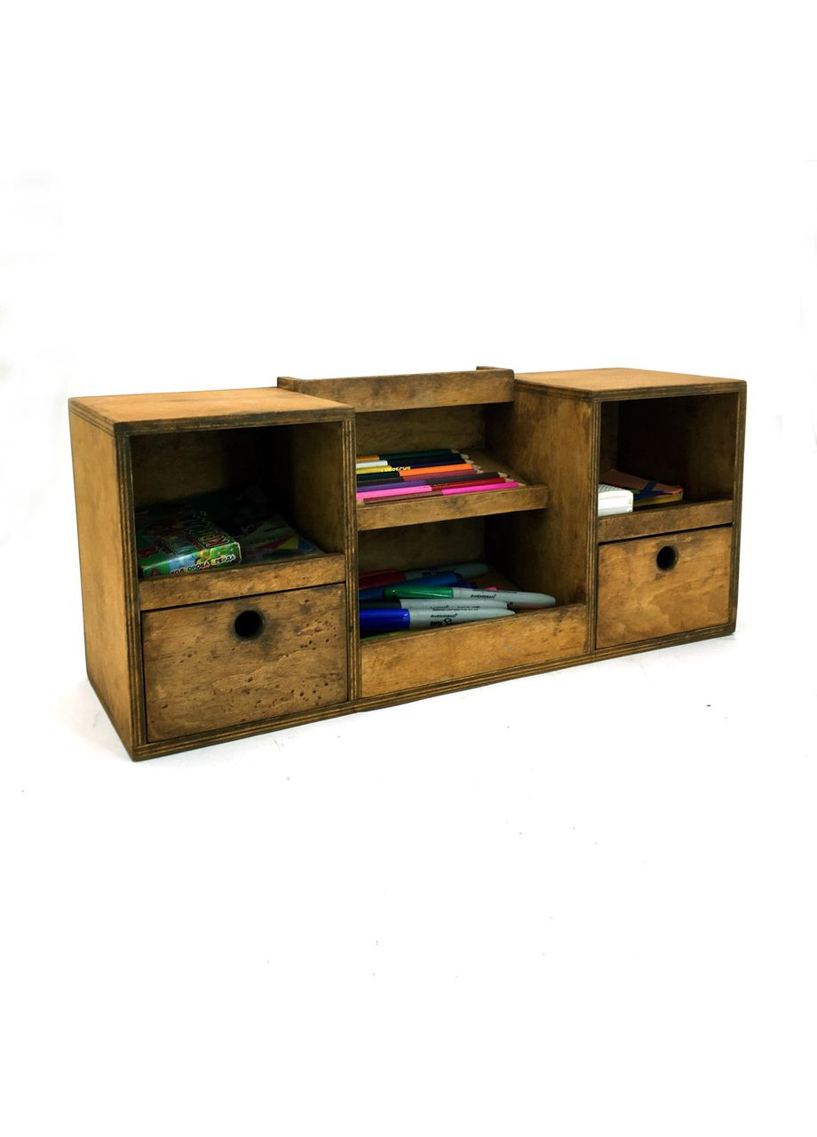 Настольный органайзер из дерева Шелдон мускат (КНЦ-008207) No Brand (328226316)