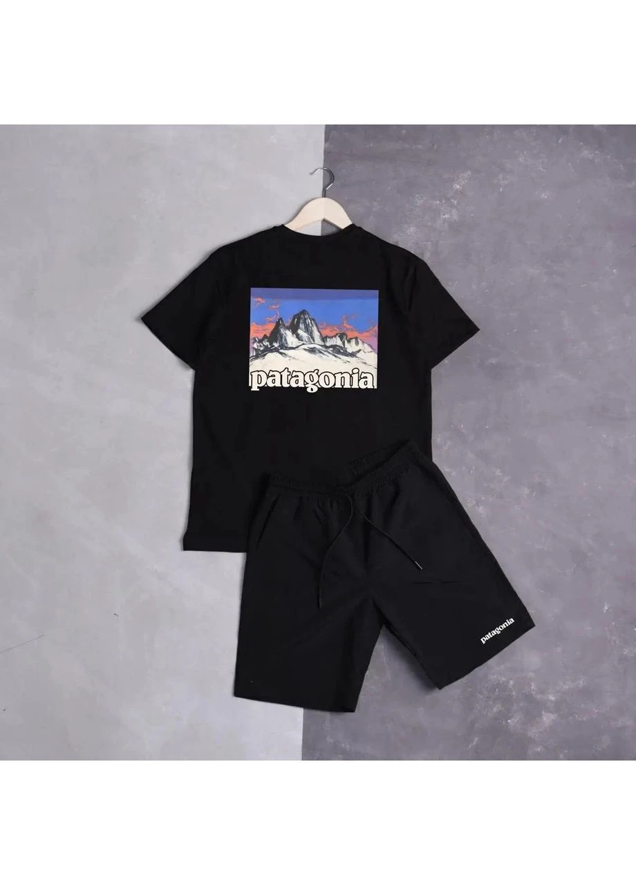 Комбинированный демисезонный комплект шорты+футболка patagonia No Brand