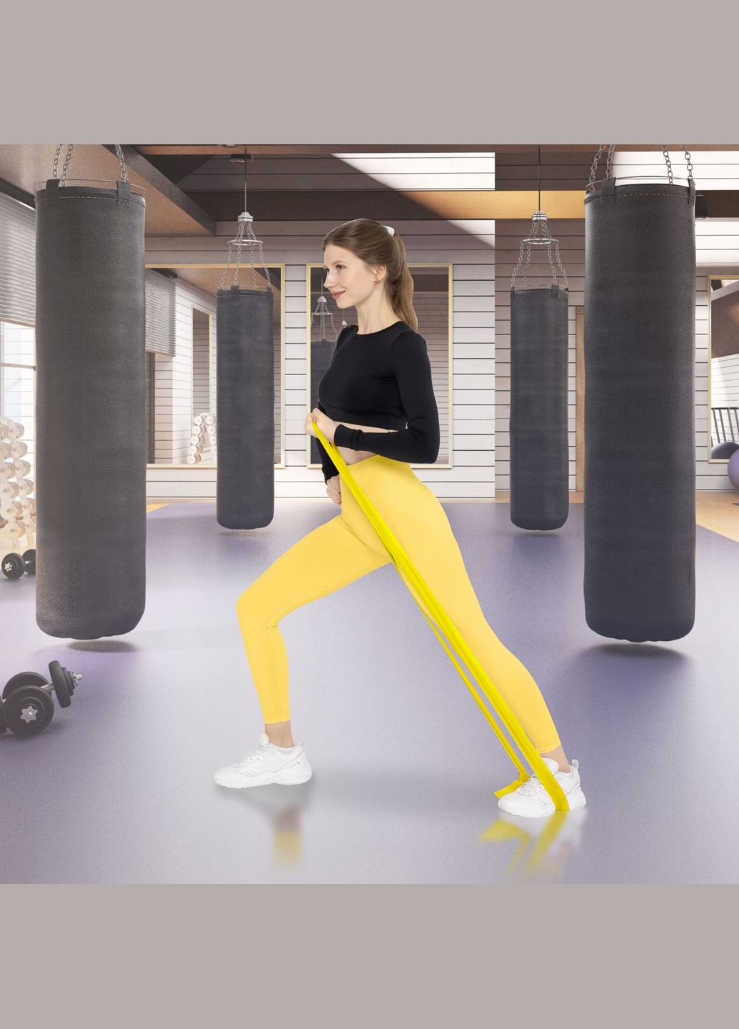 Лента-эспандер для спорта и реабилитации Flat Band 30 м 1-2 кг Yellow () 4FIZJO P-5907739311160 (340459040)