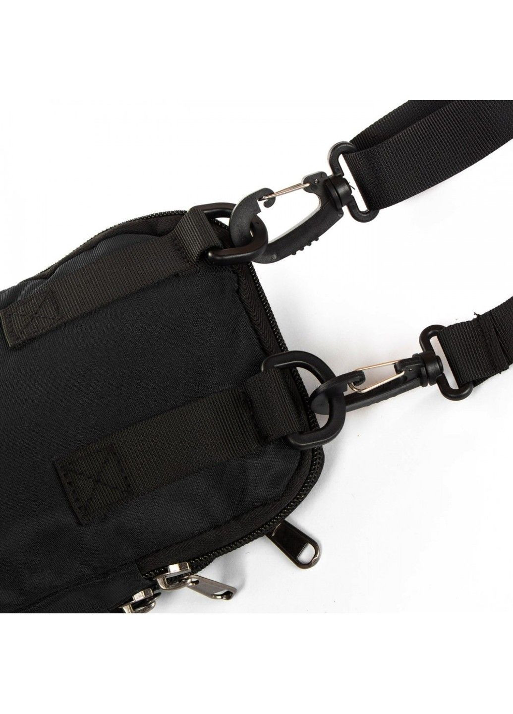 Мужская тканевая сумка через плечо 61038 black Lanpad (284667894)