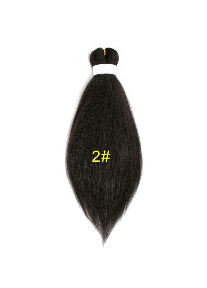 Канекалон Braid однотонний чорно-коричневий Довжина 65 см Вага 90 г Низькотемпературний 100-150°С 2# Easy EZ (324261494)