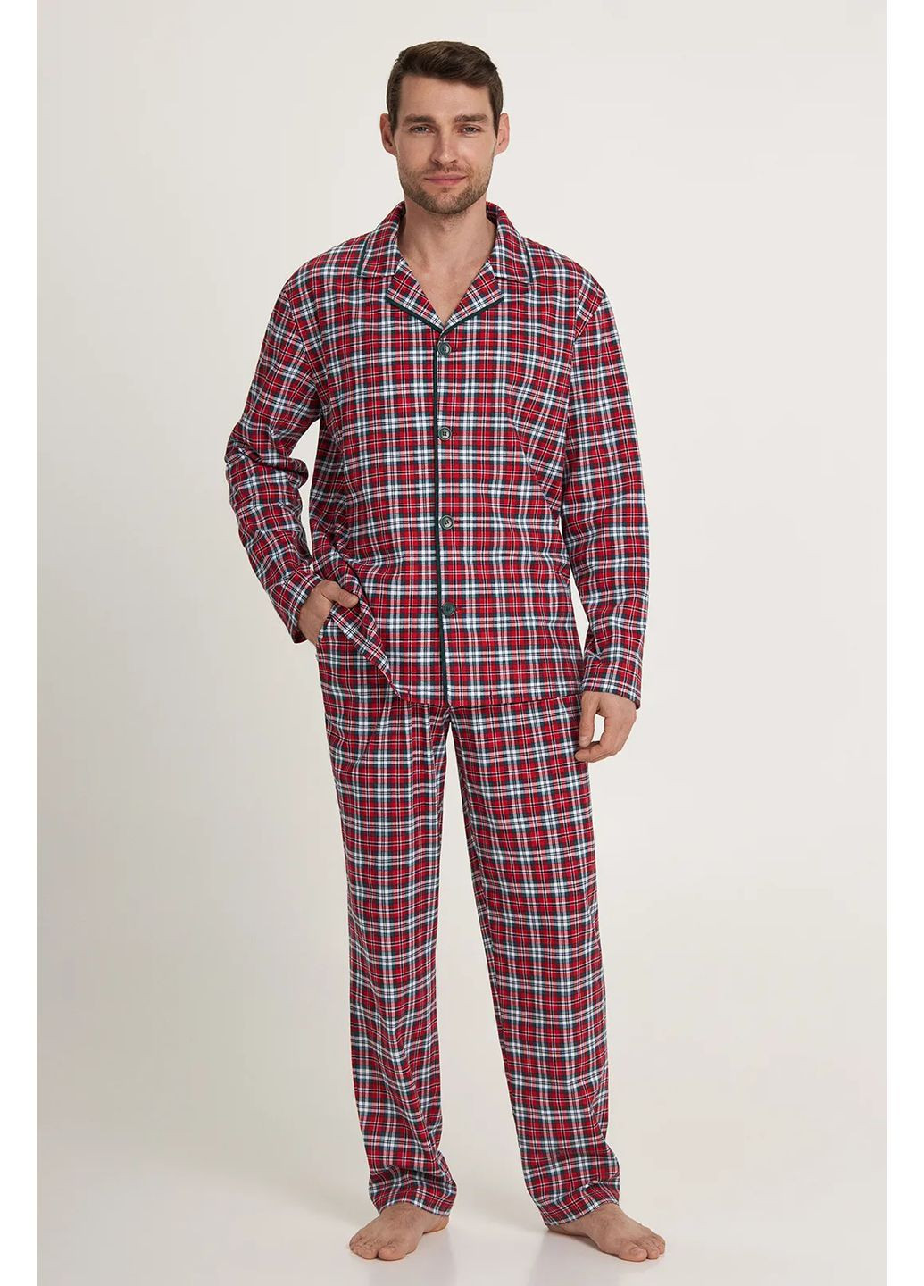 Пижама мужская JOLLY красный 5180/03/02 Ellen (373644032)