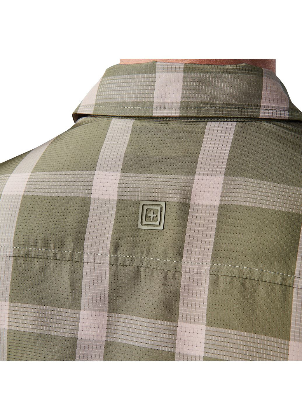 Сорочка тактична Nate Short Sleeve Shirt Mortar Plaid 5.11 Tactical (350878394)