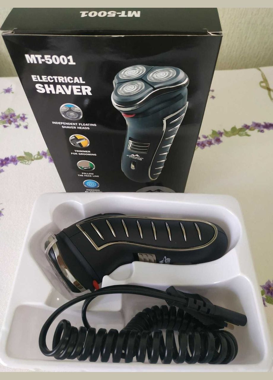 Електробритва чоловіча (MT-5001) Monte (328602420)