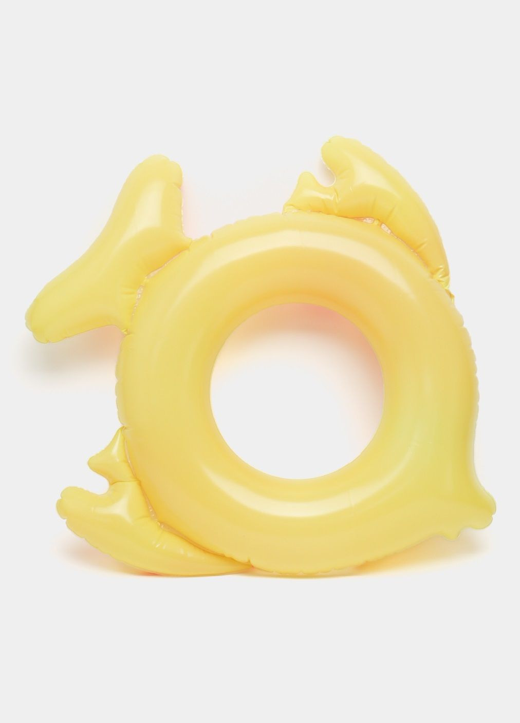 Детский надувной круг рыбка с максимальной нагрузкой 30 кг для плавания в бассейне на пляже 70 см (480470-Prob) Золотистый Unbranded (336144010)