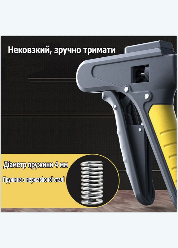 Эспандер-ножницы для кисти и пальцев с регулировкой нагрузки 5-60кг No Brand (314933773)