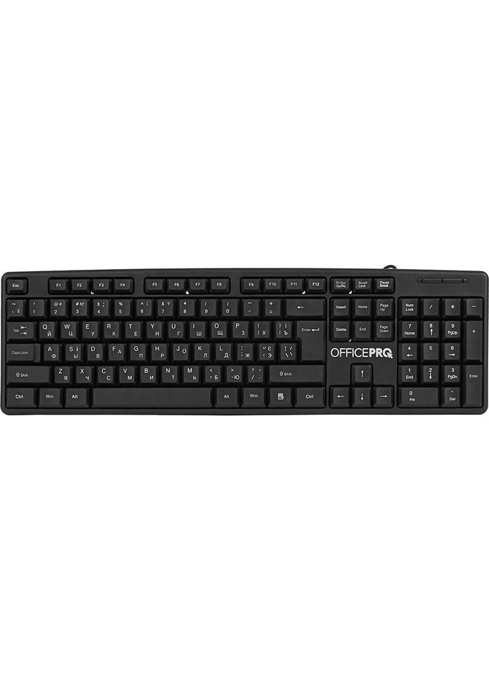 Клавиатура USB Black (SK166) OfficePro (306581625)