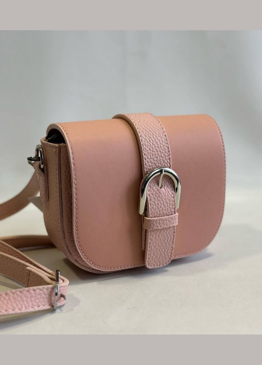 Жіноча сумочка через плече колір пудра 452954 New Trend (285711191)
