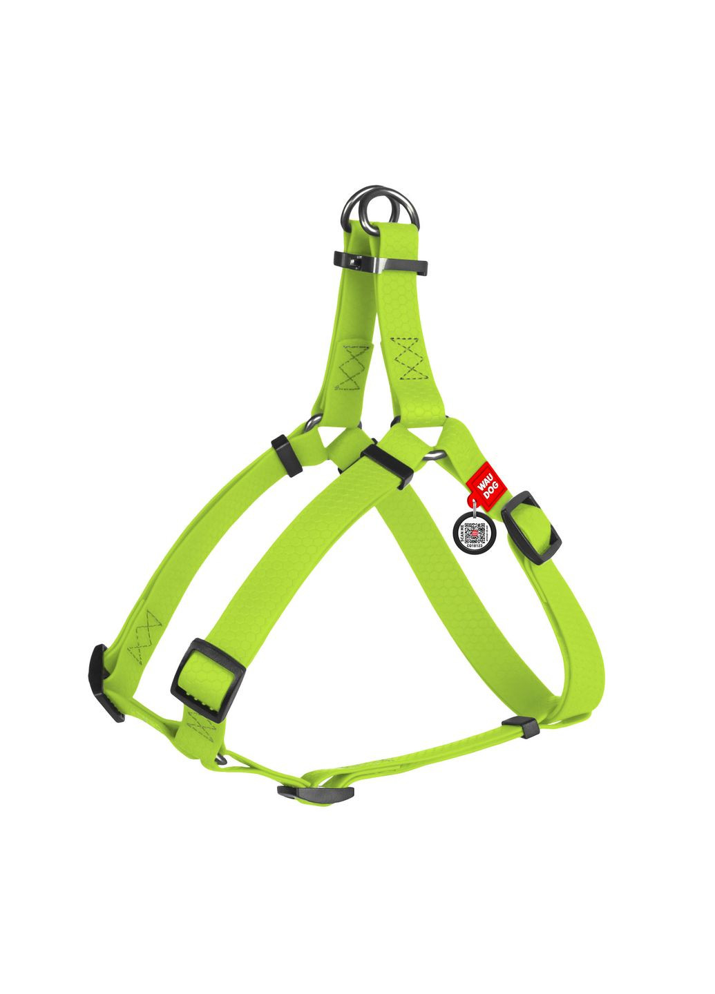 Шлея-метелик Waterproof салатова M 20 мм 50-80 см (4823089319247) WAUDOG (354702178)