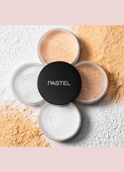 Пудра прозрачная рассыпчатая для гладкости кожи лица тон 101 Banana 22г Pastel Пудра прозора (316475726)