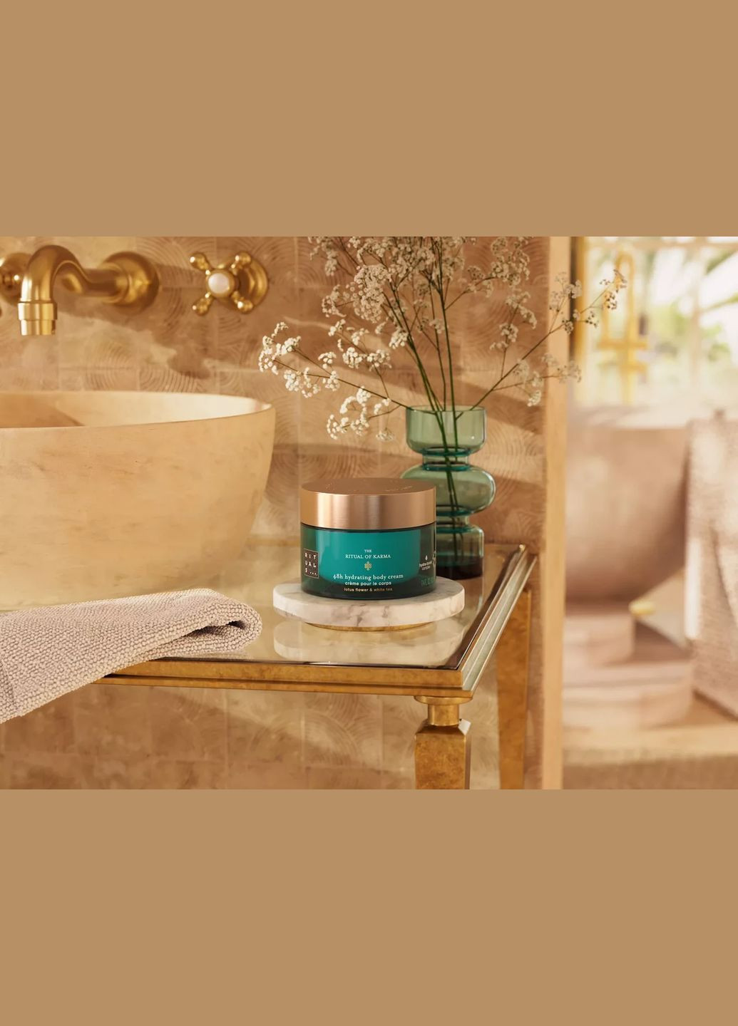 Rituals Зволожуючий крем для тіла The Ritual of Karma 48H Hydrating Body Cream лотос і білий чай, 220 мл — Крем, Нідерланди (332200927)