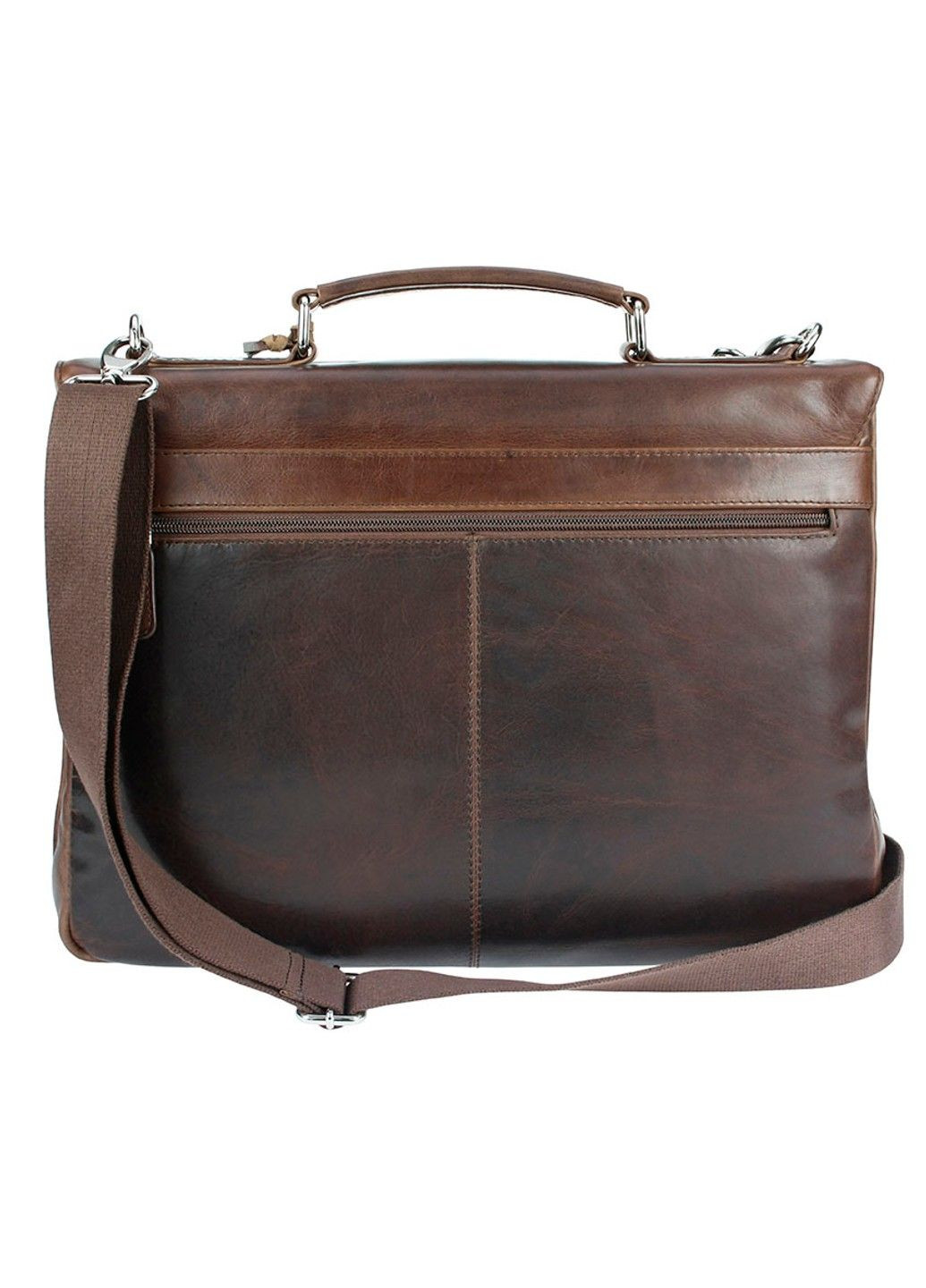 Мужская сумка-портфель кожаная ROMANO Коричневый Bugatti (280950667)