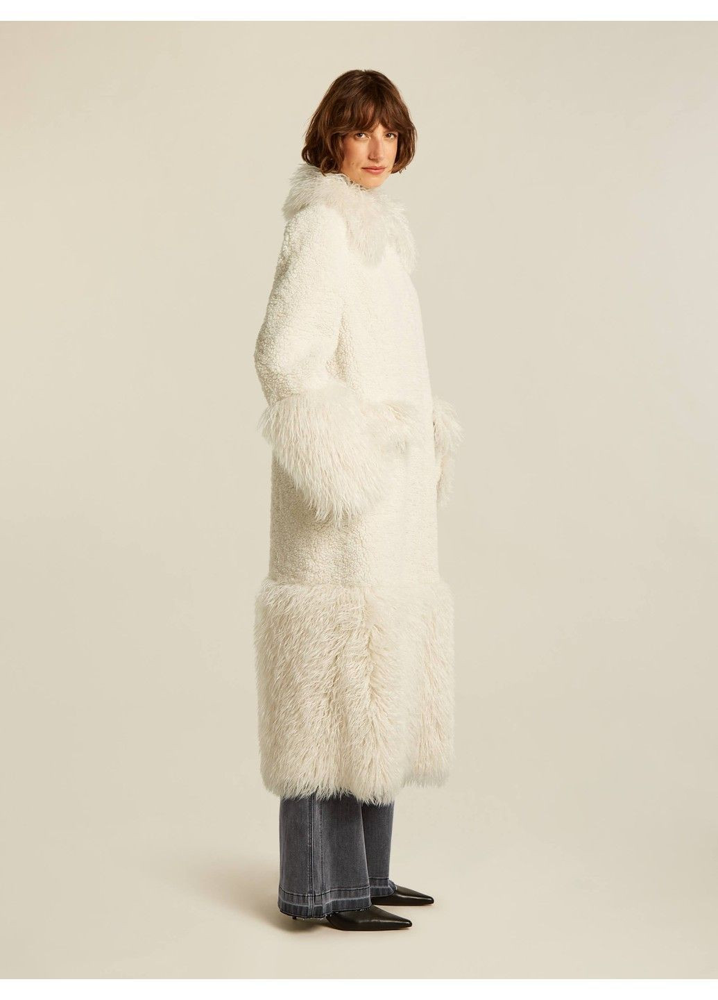 Белое демисезонное Женское пальто Белый Beaumont