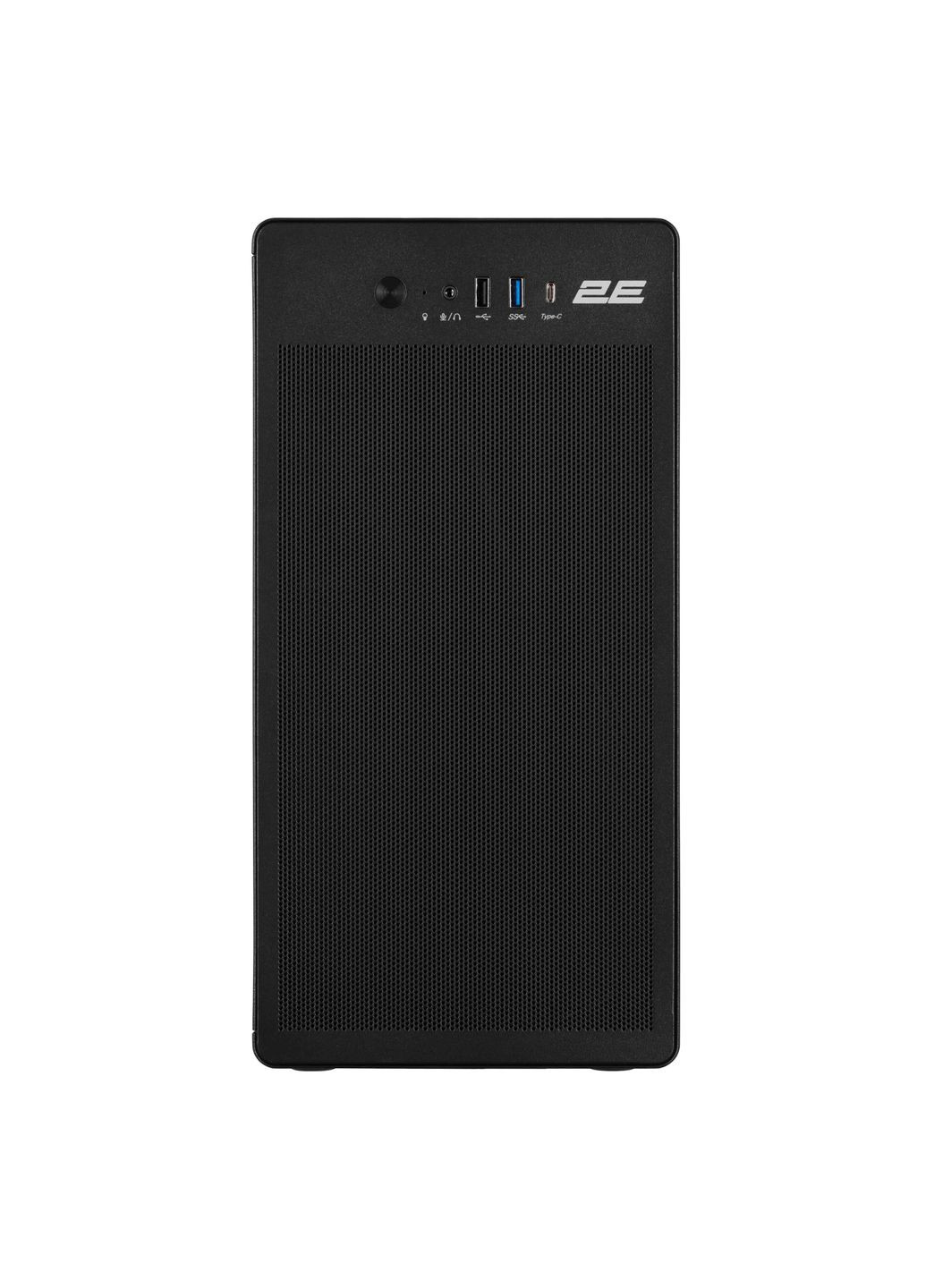 Корпус Credo V285B без БП, 1xUSB3.0, 1х USB 2.0, 1xUSB Type-C, 1x120мм, VGA 300мм, mATX, черный 2E (360398087)