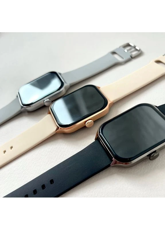 Комплект A58 Plus 7в1 / Кварцевые часы / Украшения / 2 ремешка (Бежевый) Smart Watch (378264007)