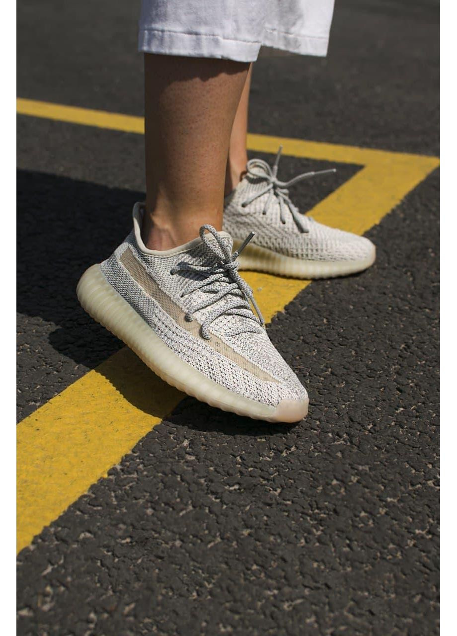 КРОСІВКИ ЖІНОЧІ ADIDAS YEEZY BOOST 350 V2 LUDMARK 2 АДІДАС ІЗІ БУСТ No Brand сірі демісезони (368857981)