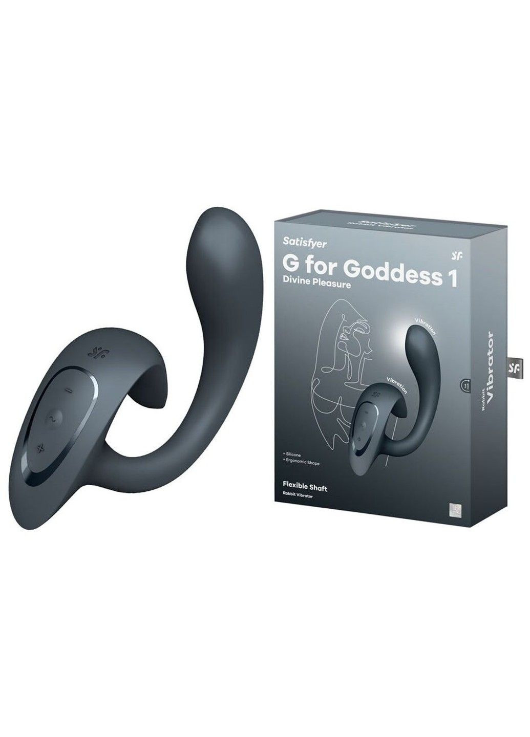 Вибратор G for Goddess 1 Dark Grey Satisfyer (316253888)