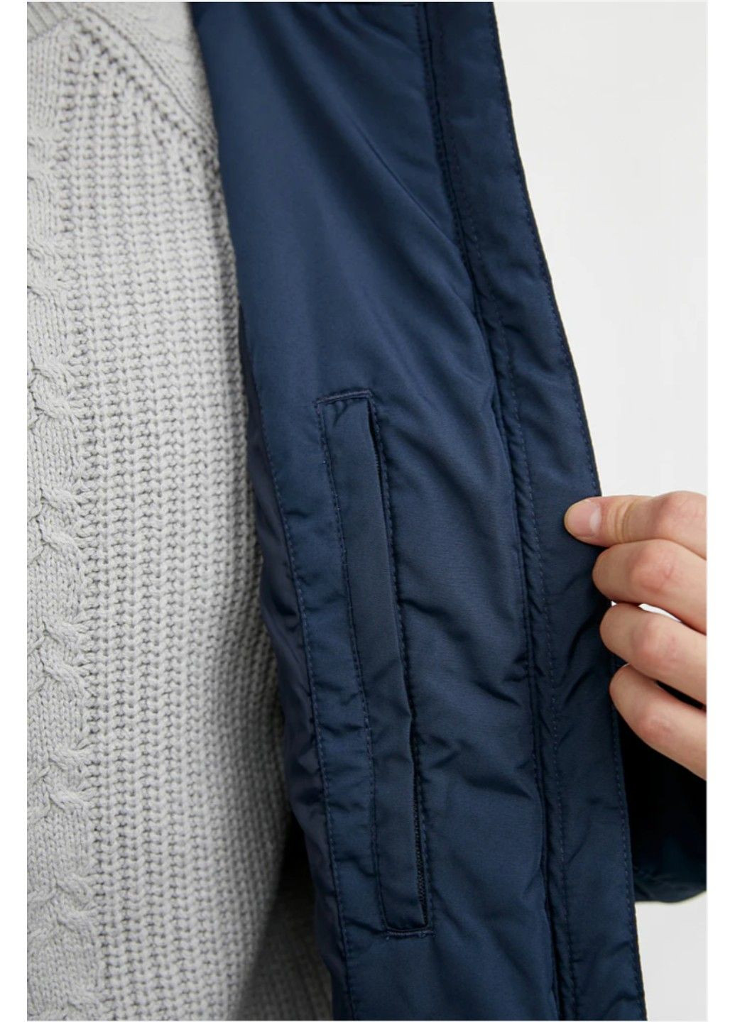 Темно-синя демісезонна куртка a20-13006-101 Finn Flare