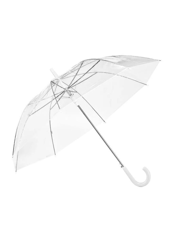 Зонтик тростник прозрачный 8 спиц полуавтомат 100 см Н030111 No Brand (289842693)