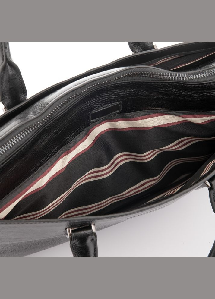 Шкіряна сумка для чоловіків чорного кольору 6825-3 Marco Coverna (303830092)