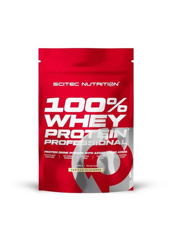 Сывороточный протеин 100% Whey Protein Professional, шоколад-лесной орех, 1 кг Scitec Nutrition (361113894)