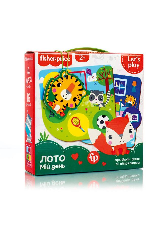 Детское лото "Fisher Price Мой день" VT2910-02, 4 игровых поля Vladi toys (300385621)