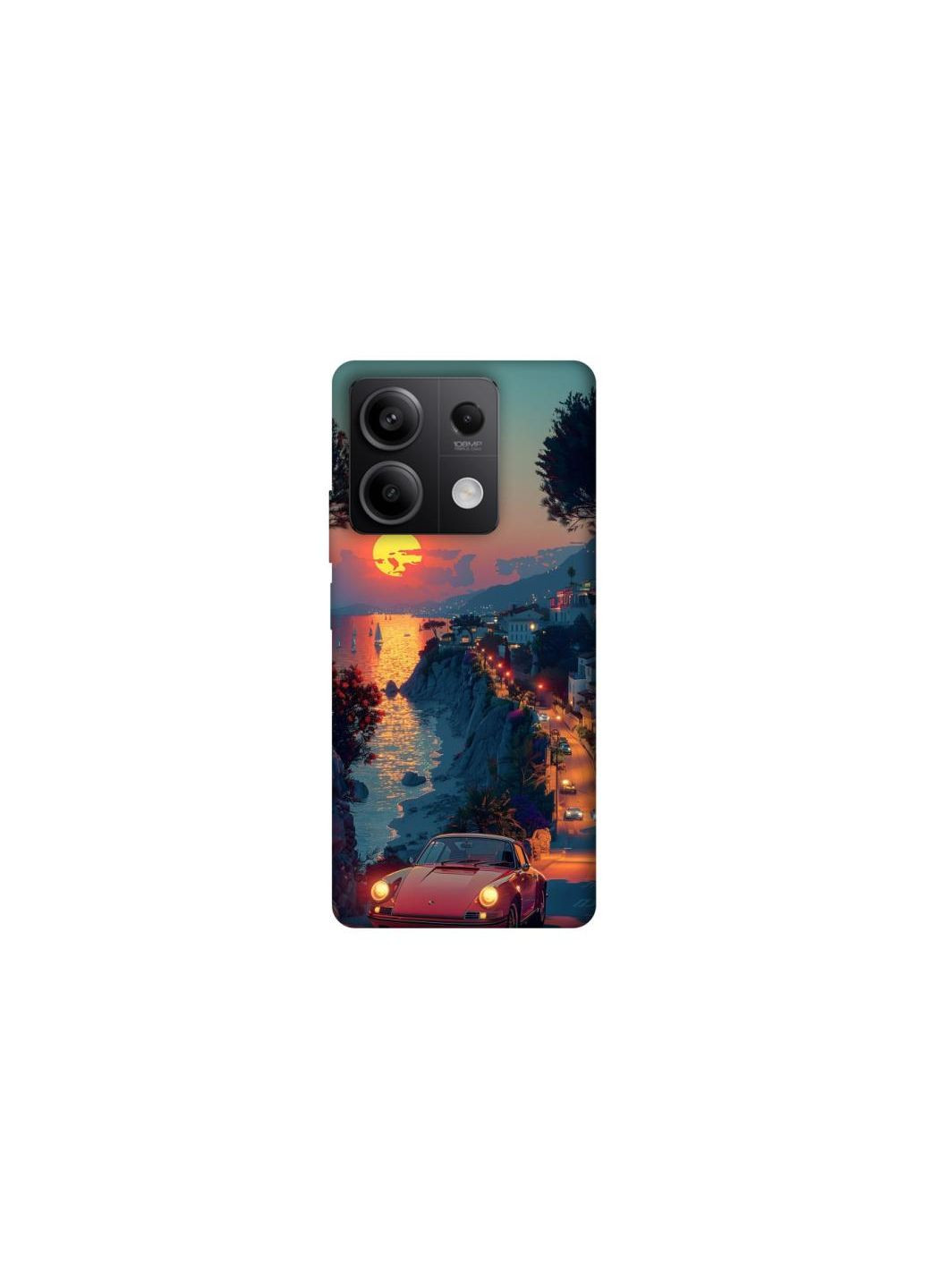 Чохол на Xiaomi Redmi Note 13 5G Porsche sunrise Frontalka (354188237)