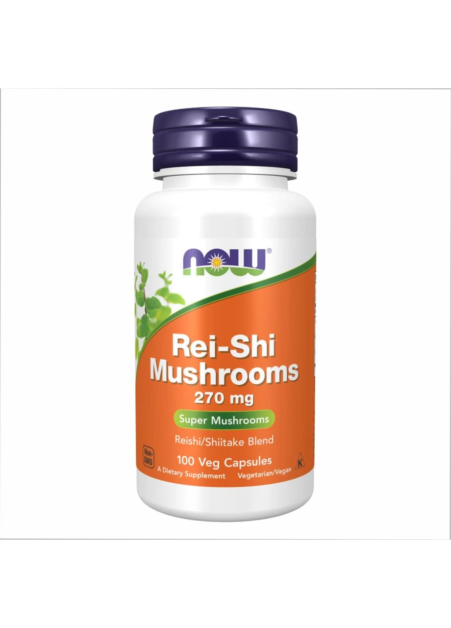 Rei-Shi Mushrooms 270 mg - 100 vcaps Now Foods (396866389)