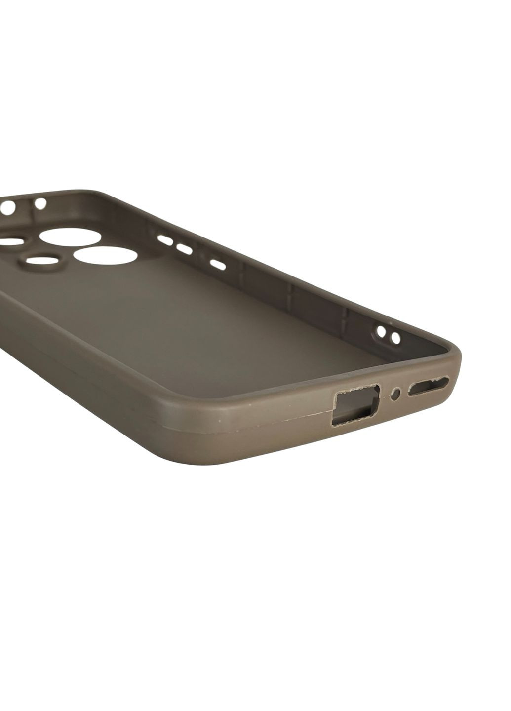 Чохол силіконовий Soft Touch для Redmi Note 13 4G коричневий (Повний захист камери) Xiaomi (366387835)