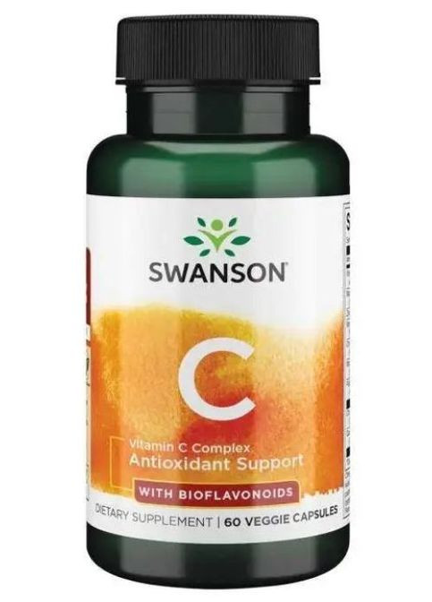 Vitamin C Complex with Bioflavonoids 60 Veg Caps Swanson (282970448)