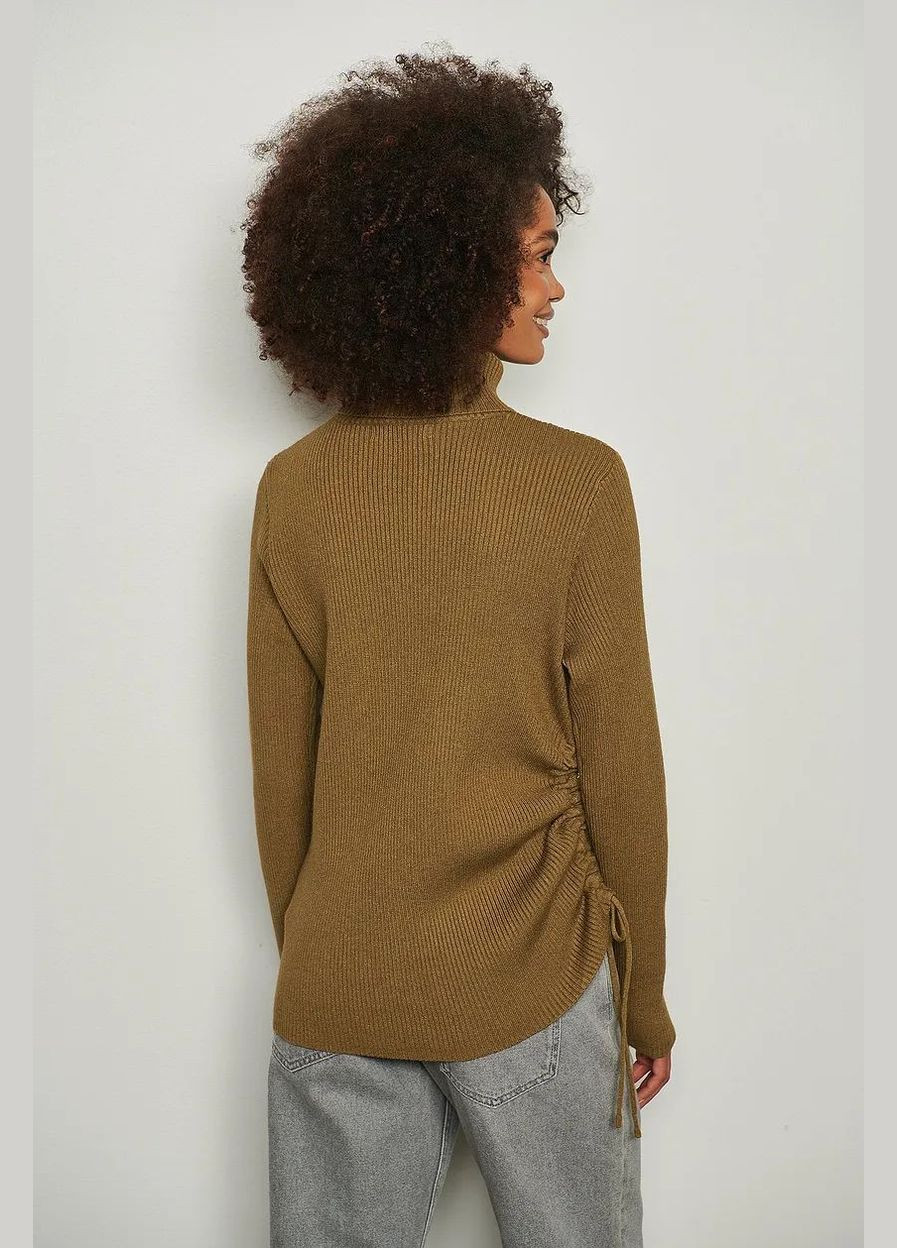 Оливковый (хаки) свитер демисезон,хаки, NA-KD